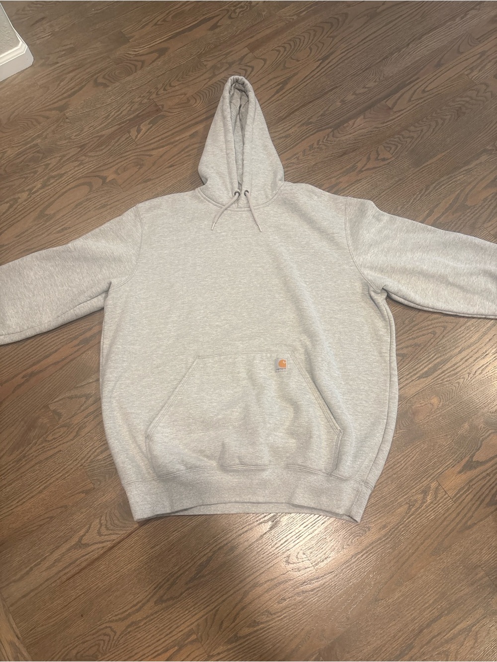 Carhartt Light Gray Pullover Hooded Sweatshirt